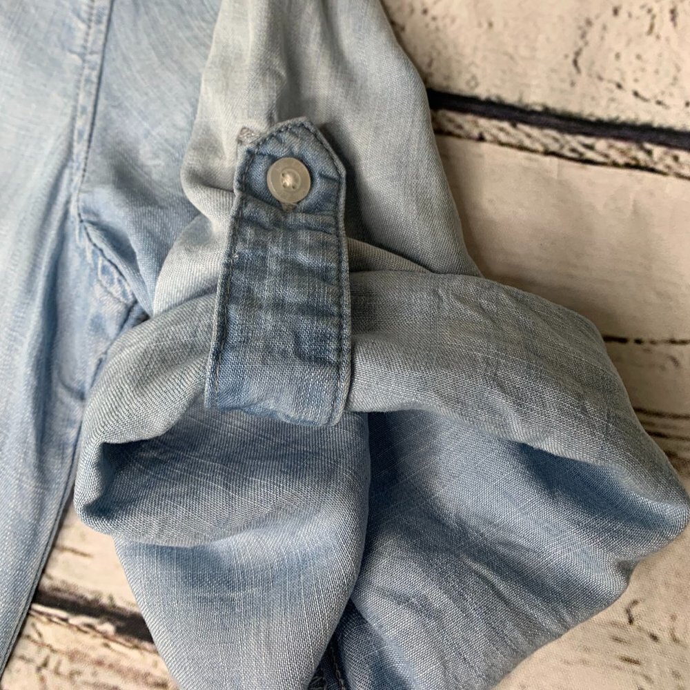 Cloth & Stone Chambray Shirt Dress Size S - Picture 8 of 14